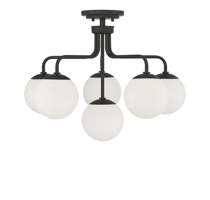 Savoy House Marco Six Light Semi-Flush Mount