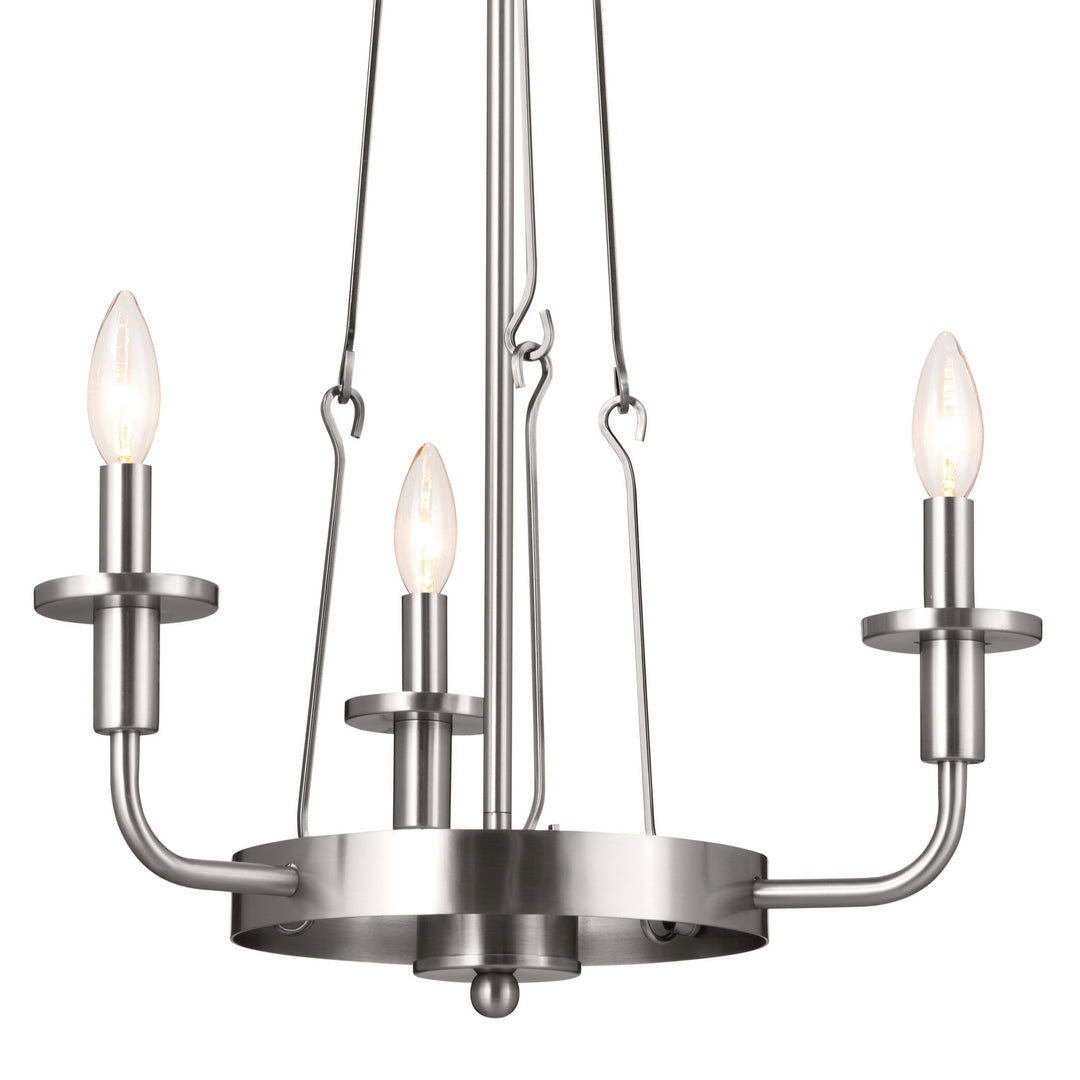 Kichler Three Light Mini Chandelier