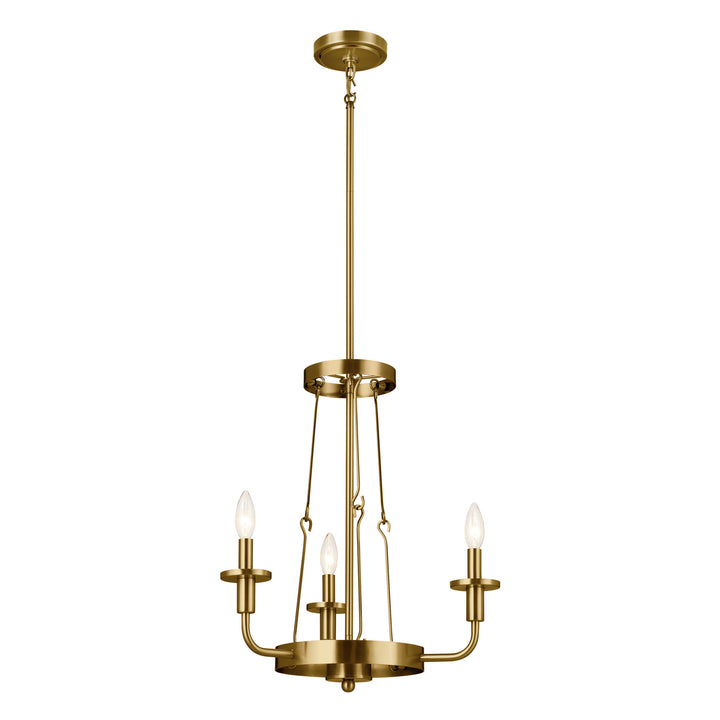 Kichler Three Light Mini Chandelier