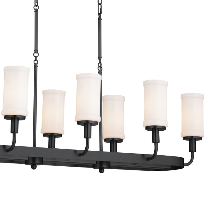 Kichler Eight Light Linear Chandelier