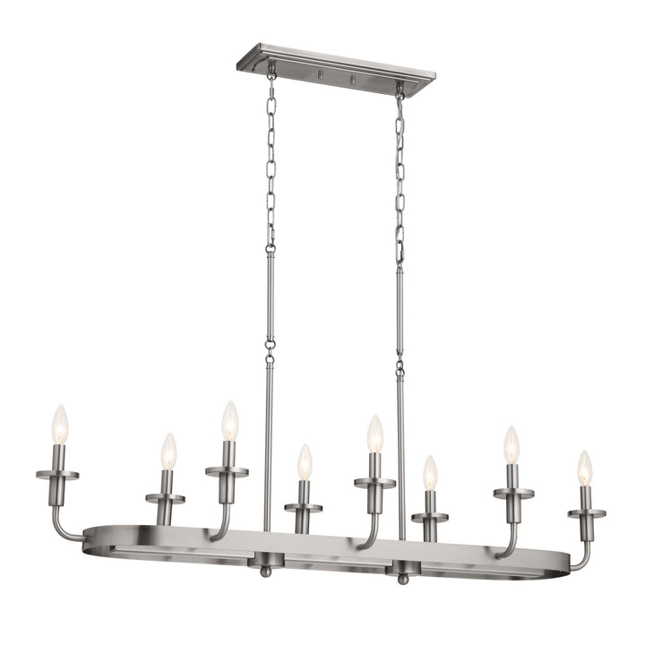 Kichler Eight Light Linear Chandelier