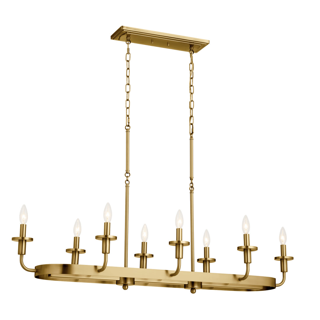 Kichler Eight Light Linear Chandelier