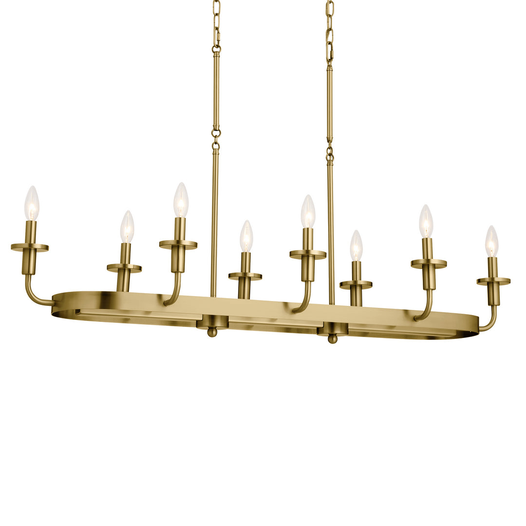 Kichler Eight Light Linear Chandelier