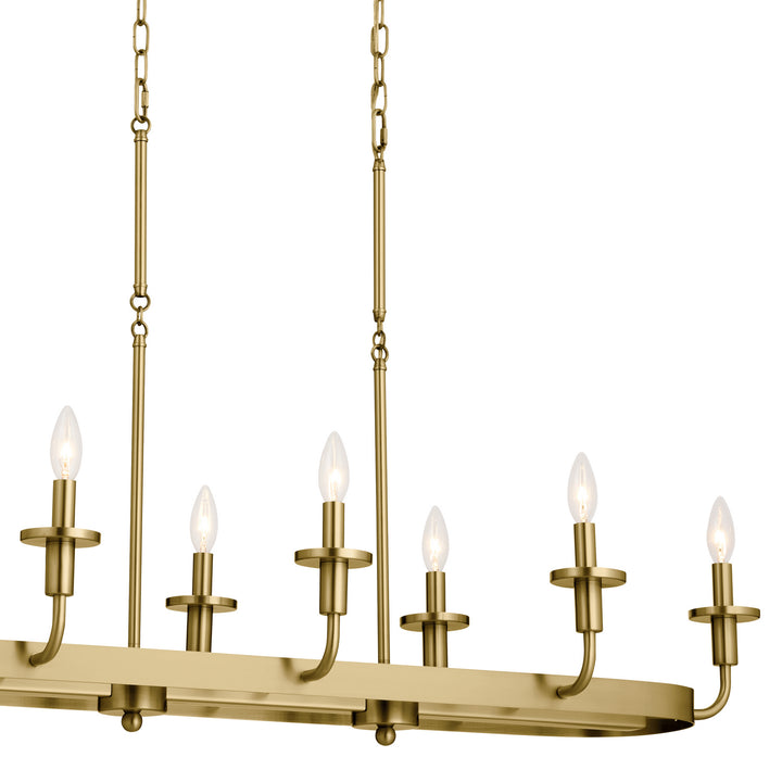 Kichler Eight Light Linear Chandelier