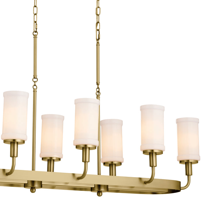 Kichler Eight Light Linear Chandelier