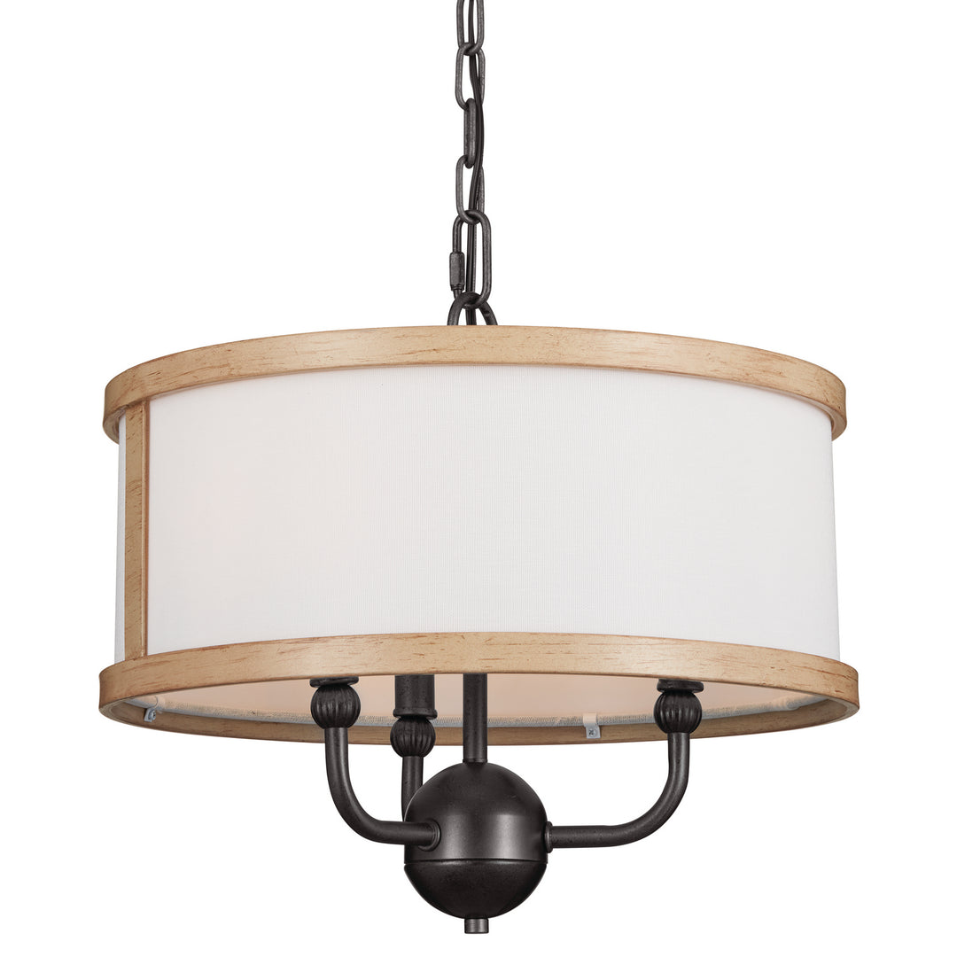 Kichler Three Light Chandelier/Semi Flush