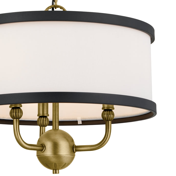 Kichler Three Light Chandelier/Semi Flush