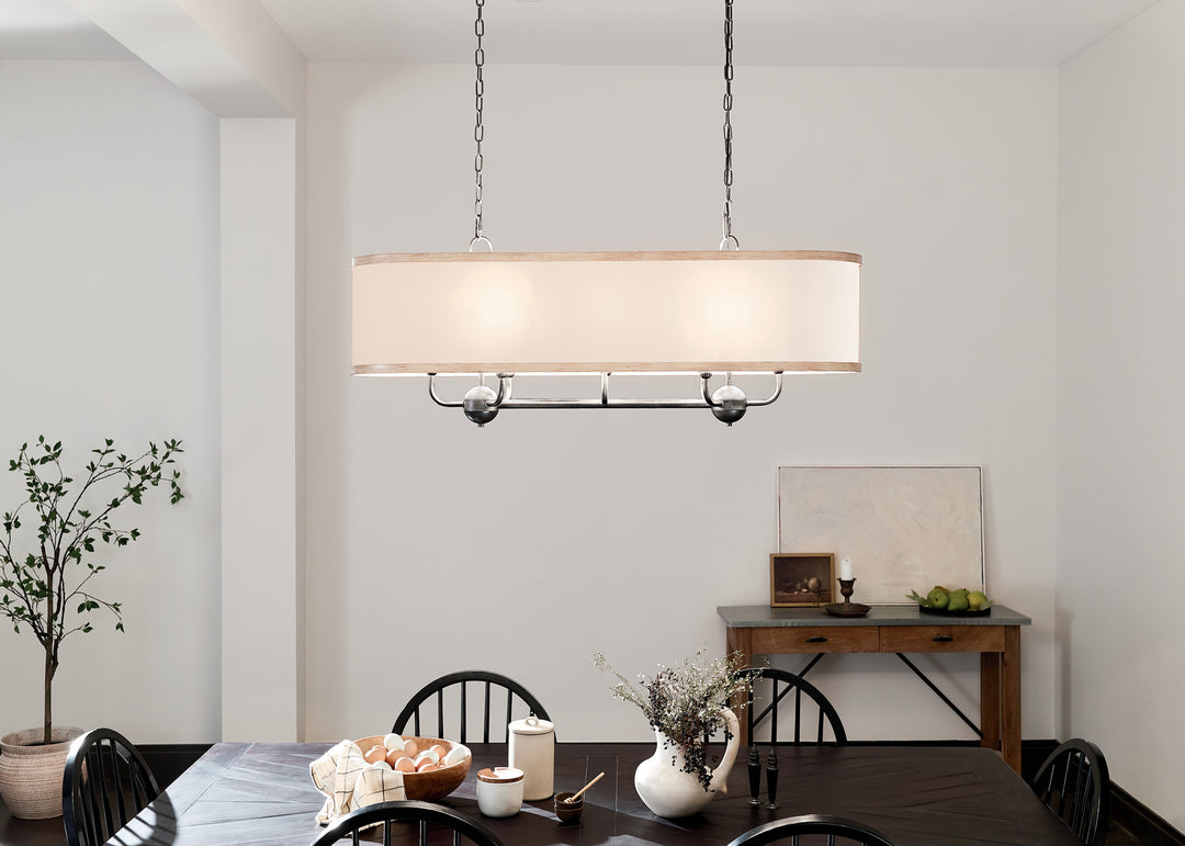 Kichler Eight Light Linear Chandelier