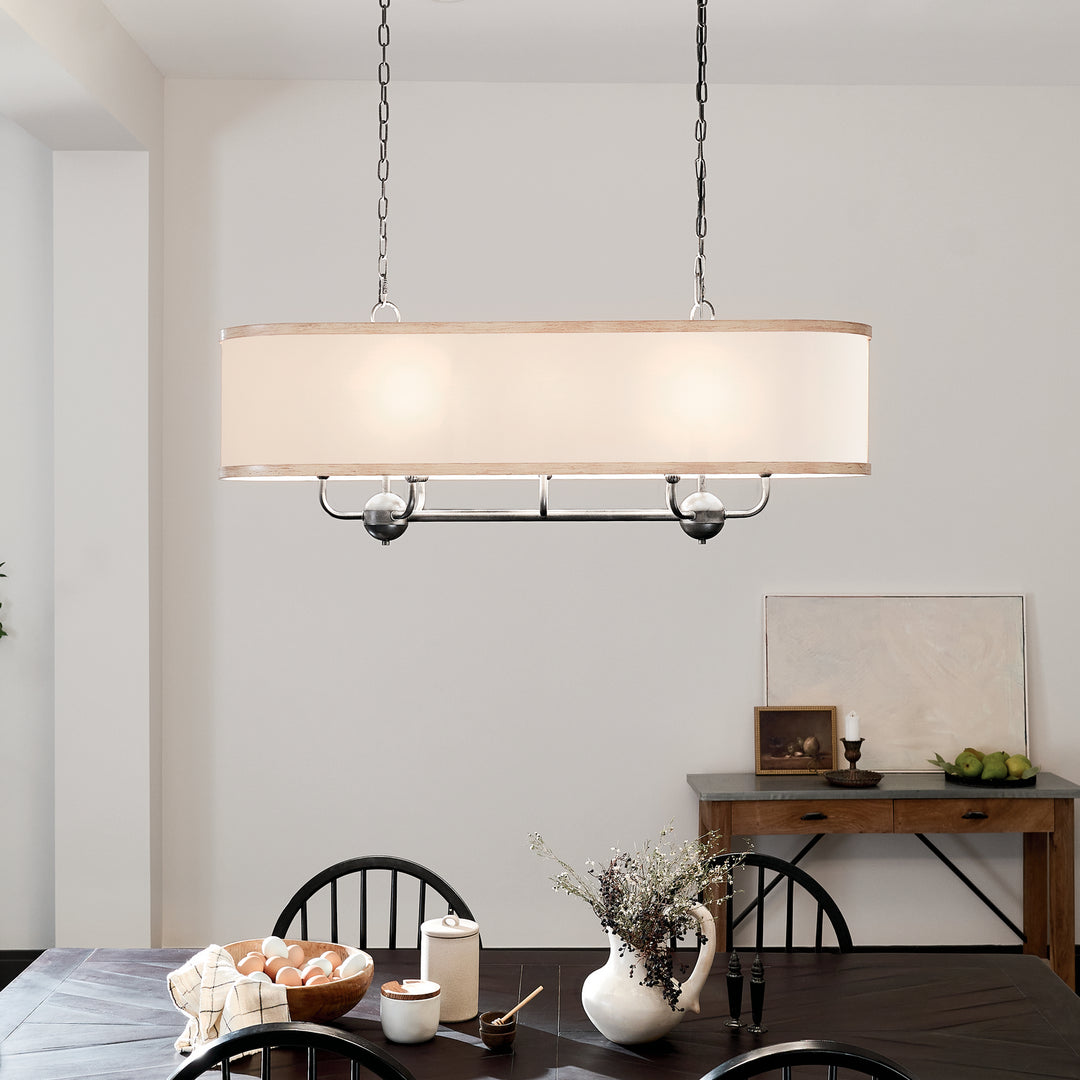 Kichler Eight Light Linear Chandelier