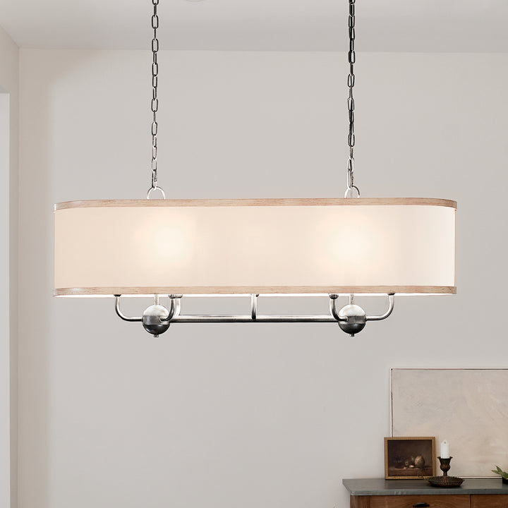 Kichler Eight Light Linear Chandelier