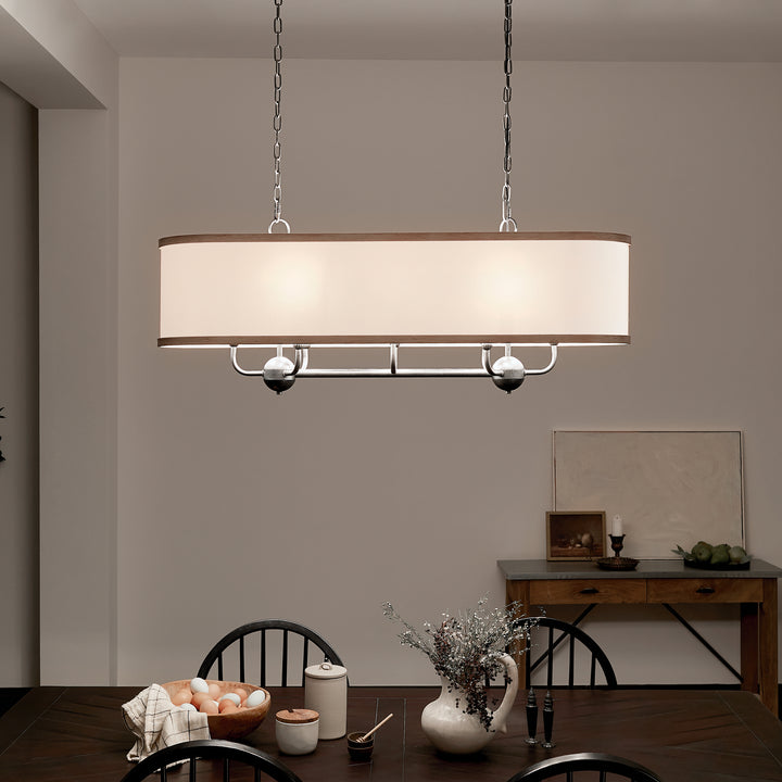 Kichler Eight Light Linear Chandelier