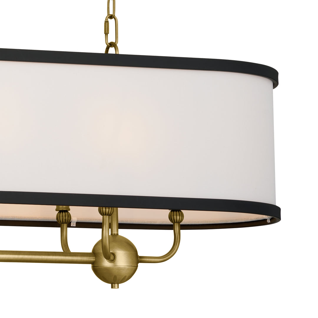 Kichler Eight Light Linear Chandelier