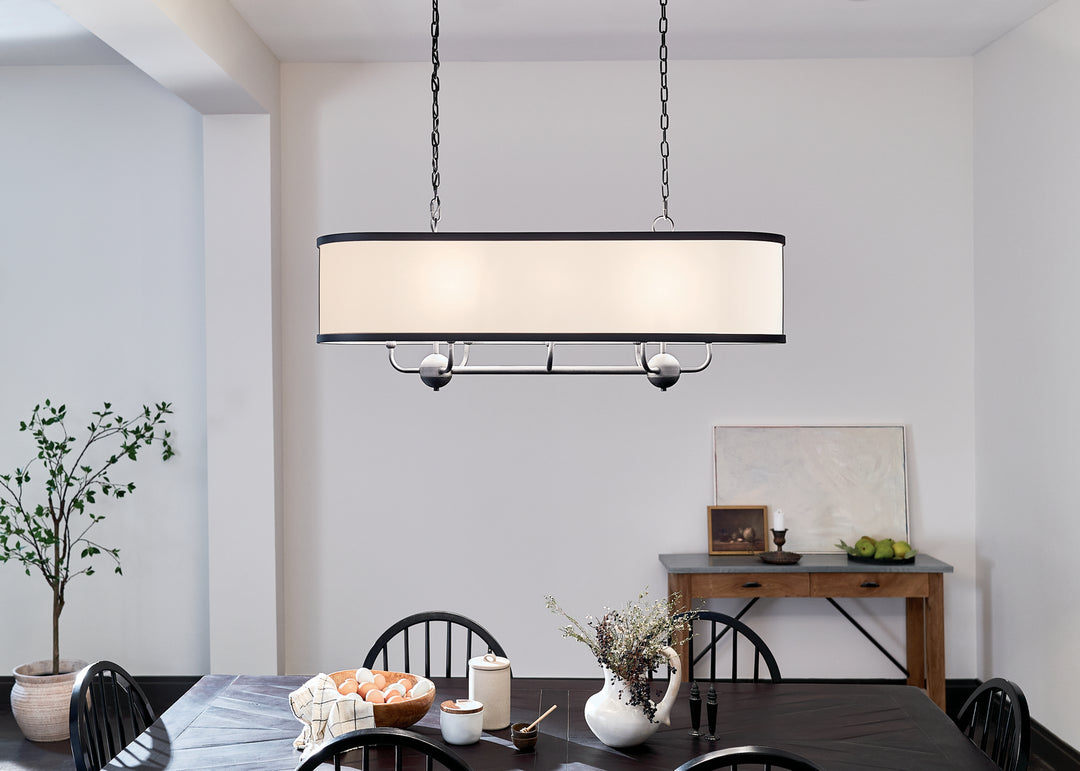 Kichler Eight Light Linear Chandelier