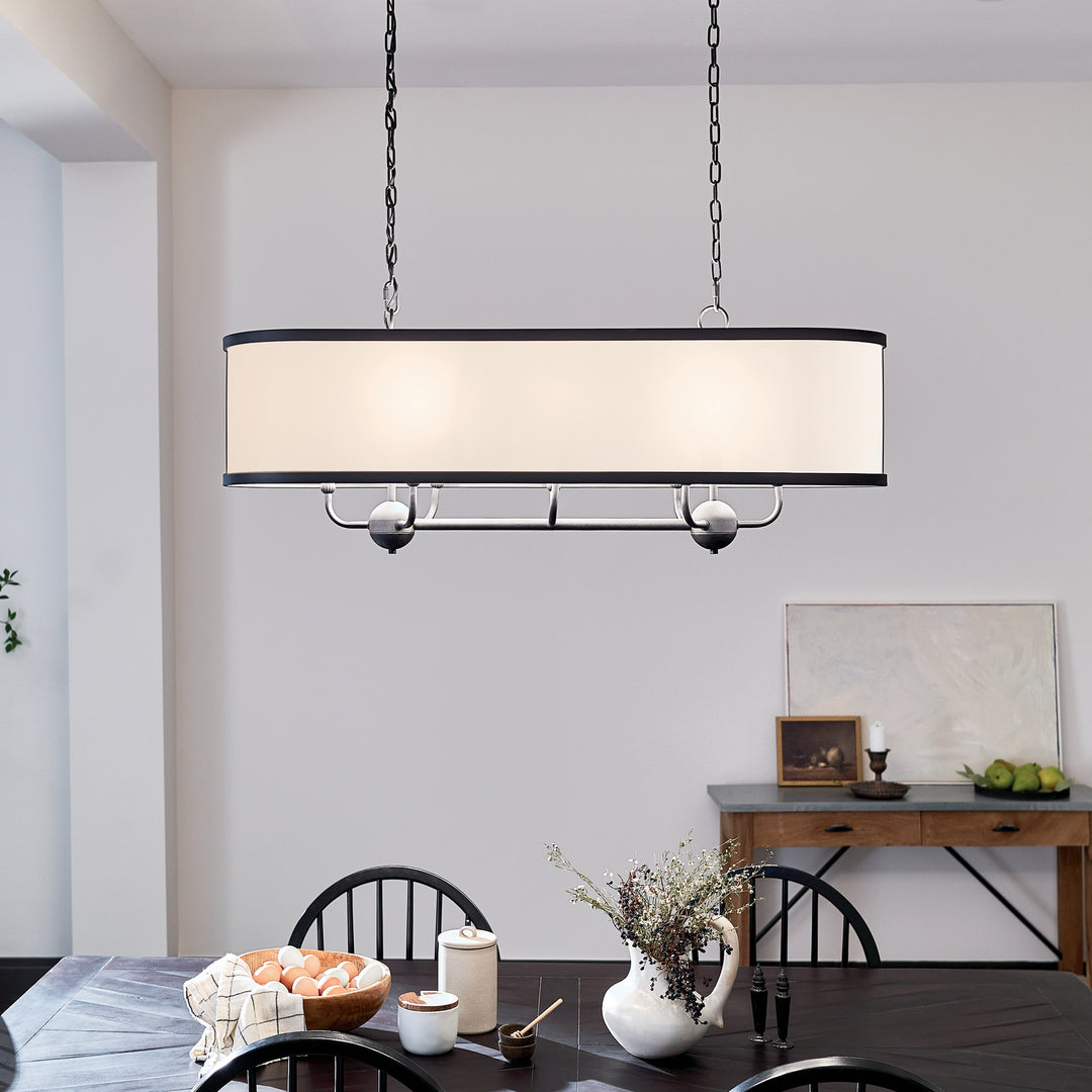 Kichler Eight Light Linear Chandelier