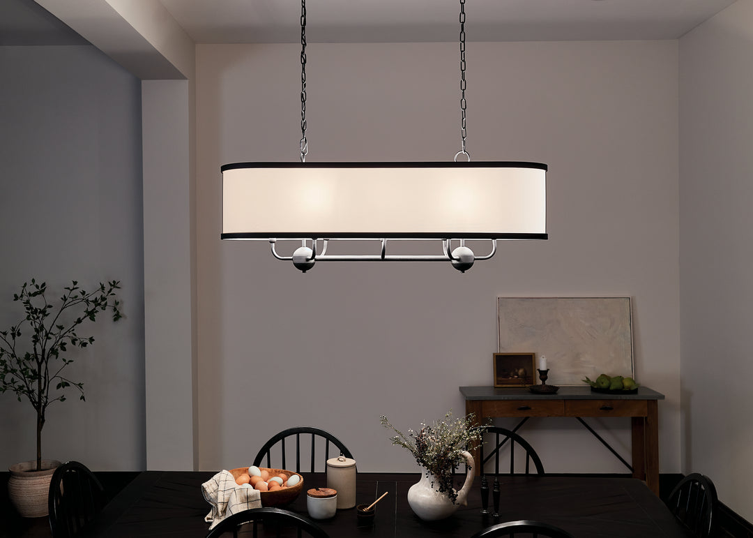 Kichler Eight Light Linear Chandelier