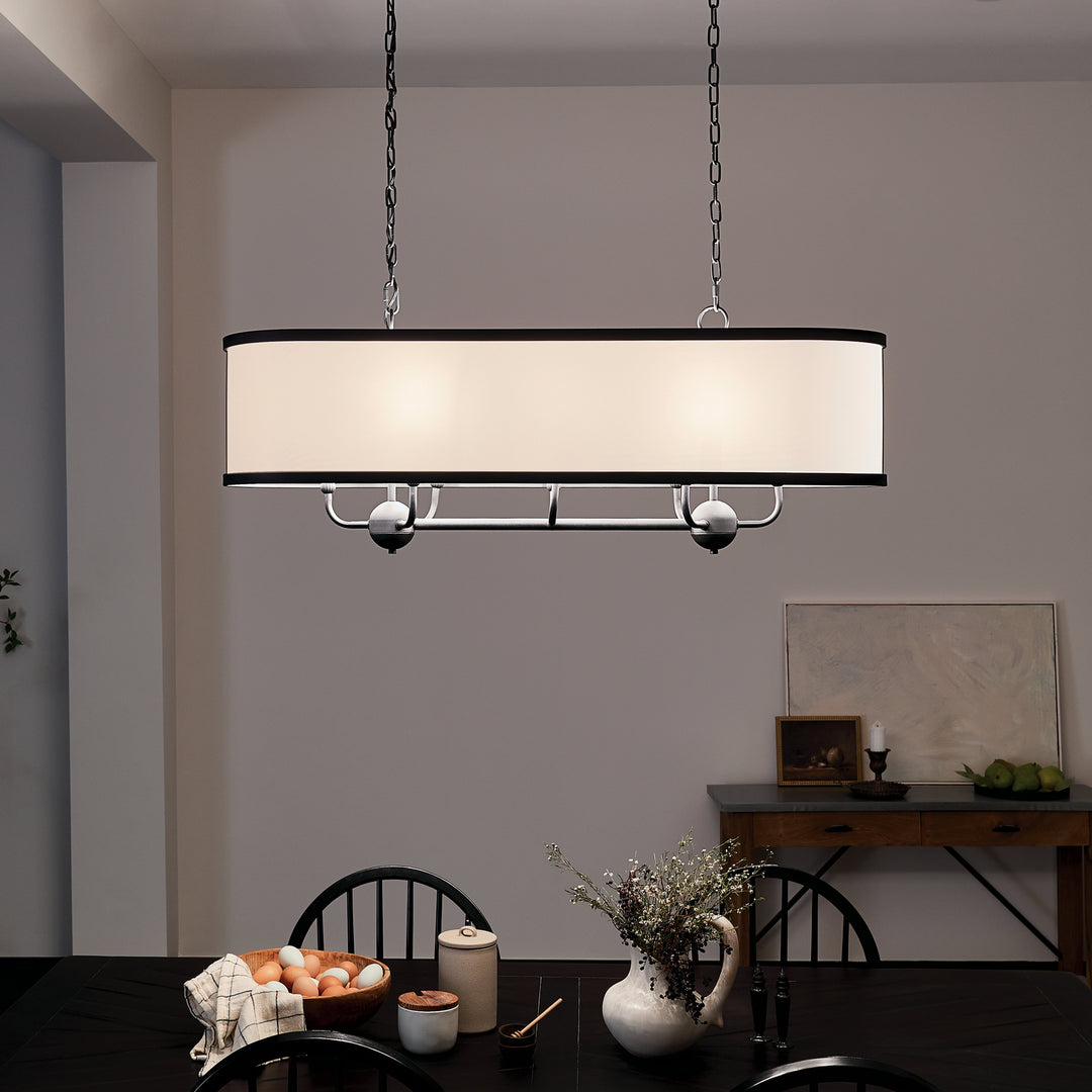 Kichler Eight Light Linear Chandelier