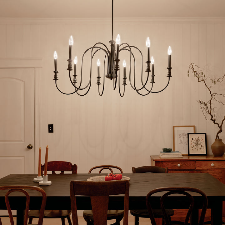 Kichler Nine Light Chandelier