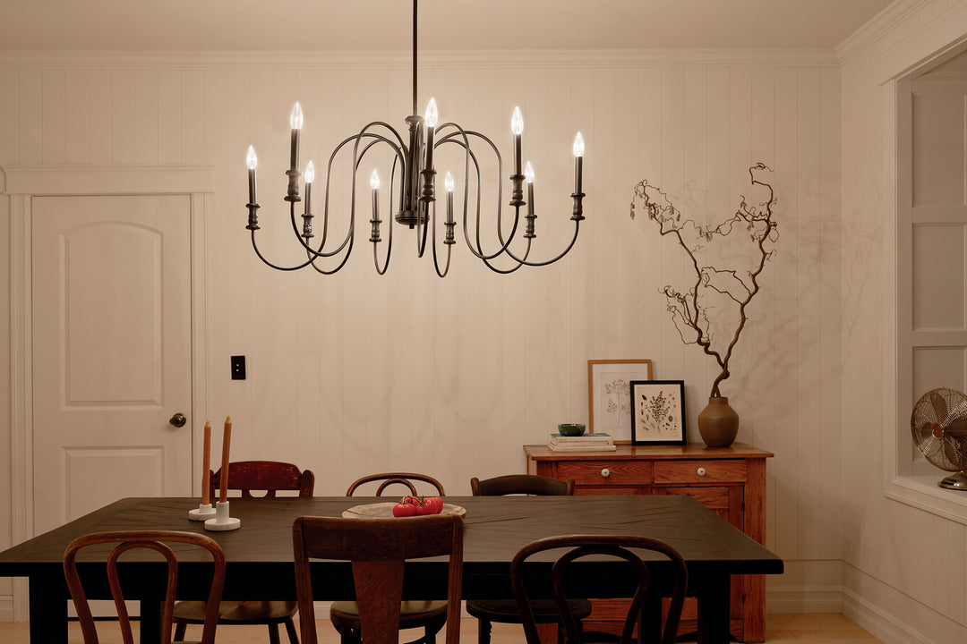 Kichler Nine Light Chandelier