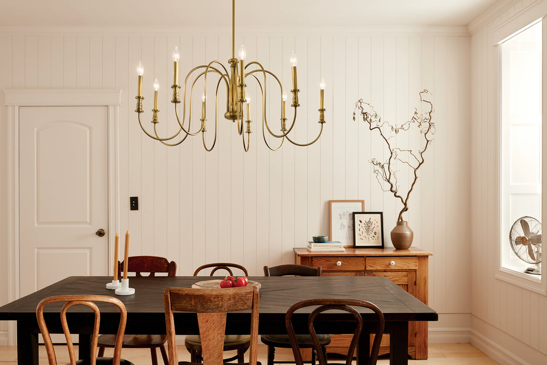 Kichler Nine Light Chandelier