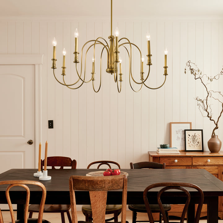 Kichler Nine Light Chandelier