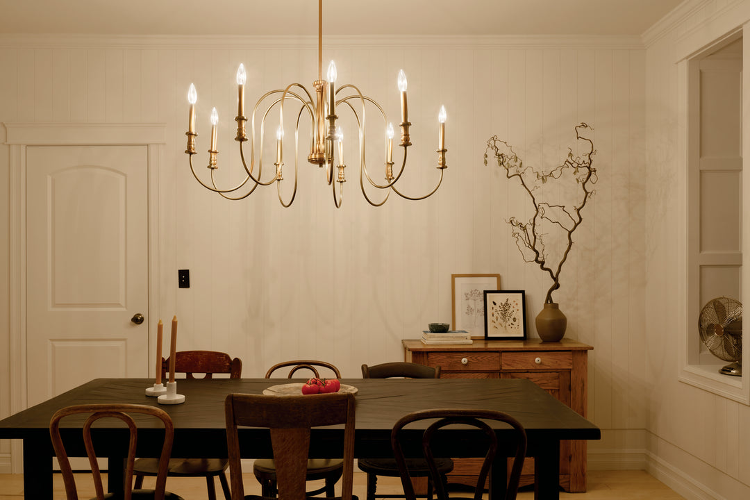 Kichler Nine Light Chandelier