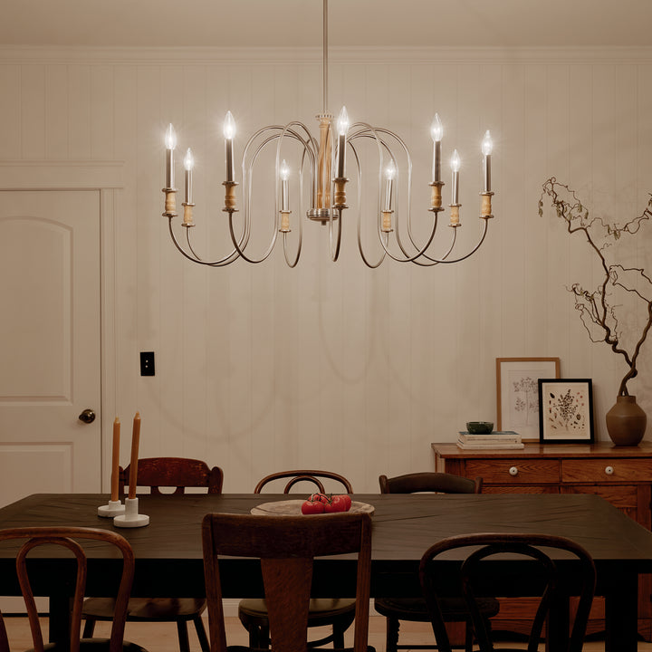 Kichler Nine Light Chandelier