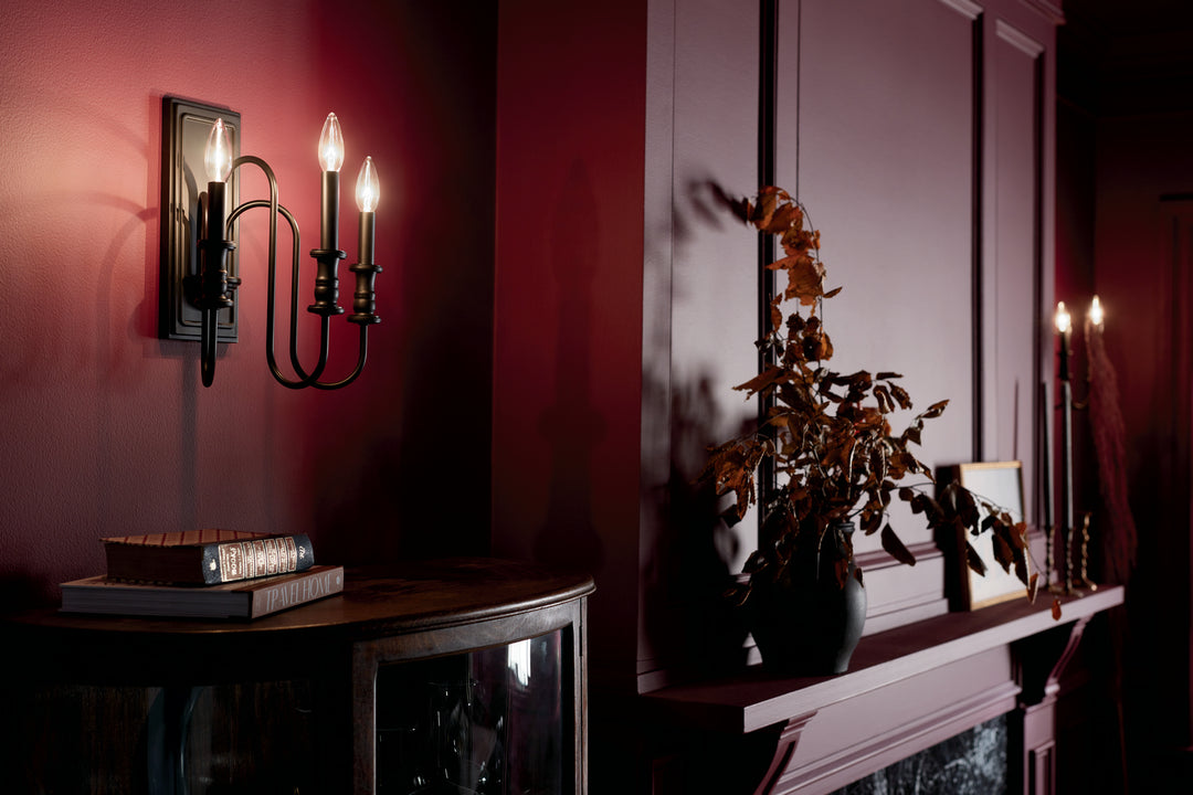 Kichler Three Light Wall Sconce