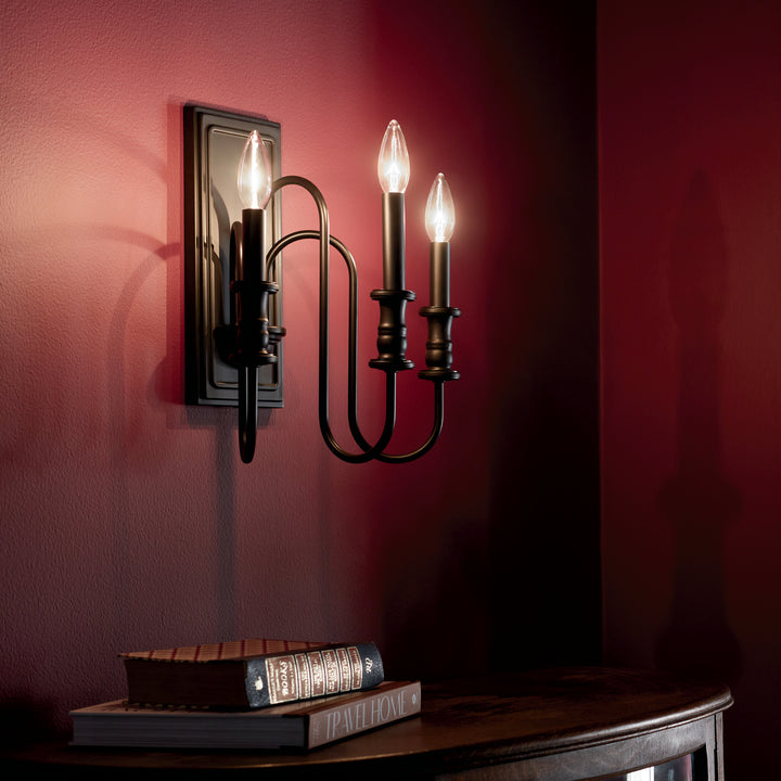 Kichler Three Light Wall Sconce