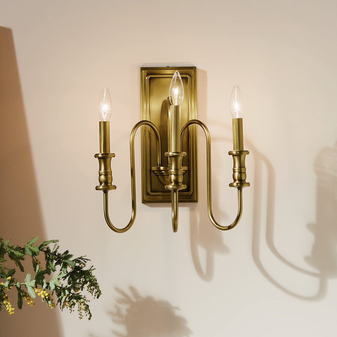 Kichler Three Light Wall Sconce