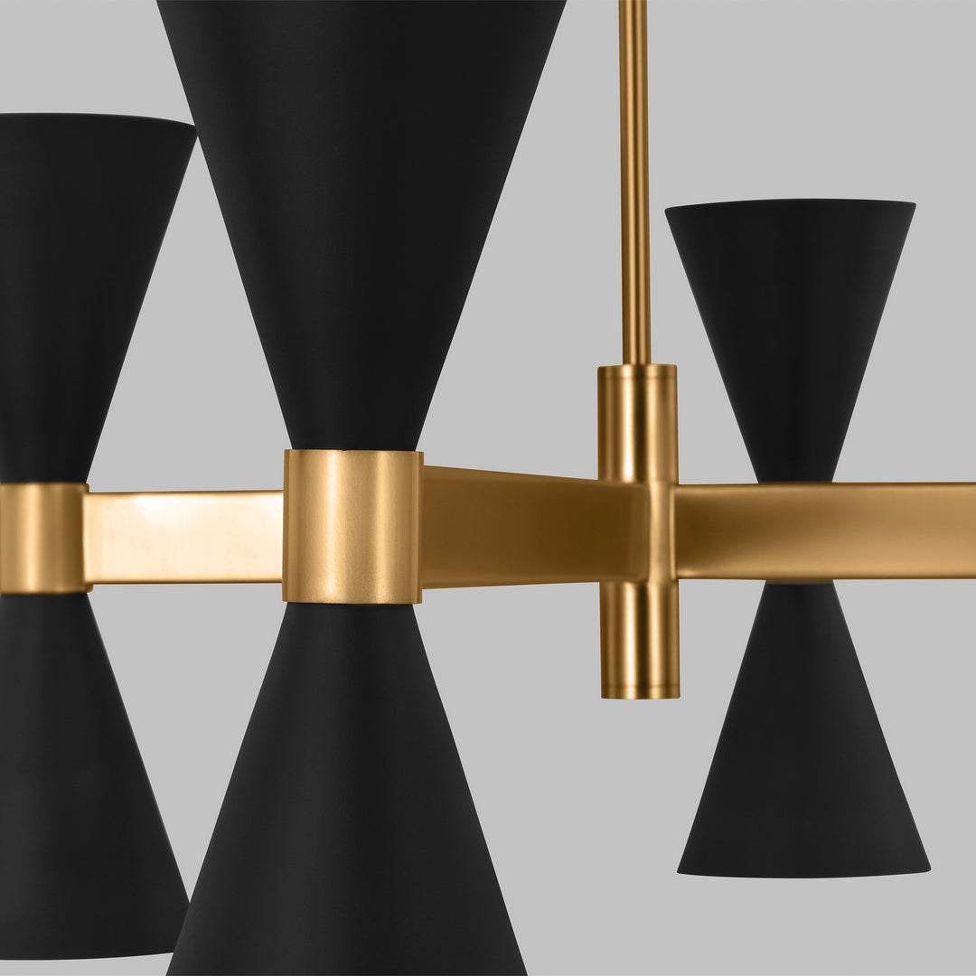 Visual Comfort Studio Eight Light Chandelier