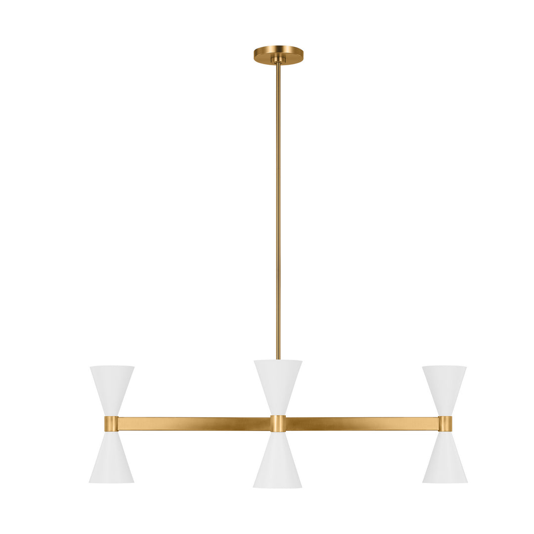 Visual Comfort Studio Eight Light Chandelier