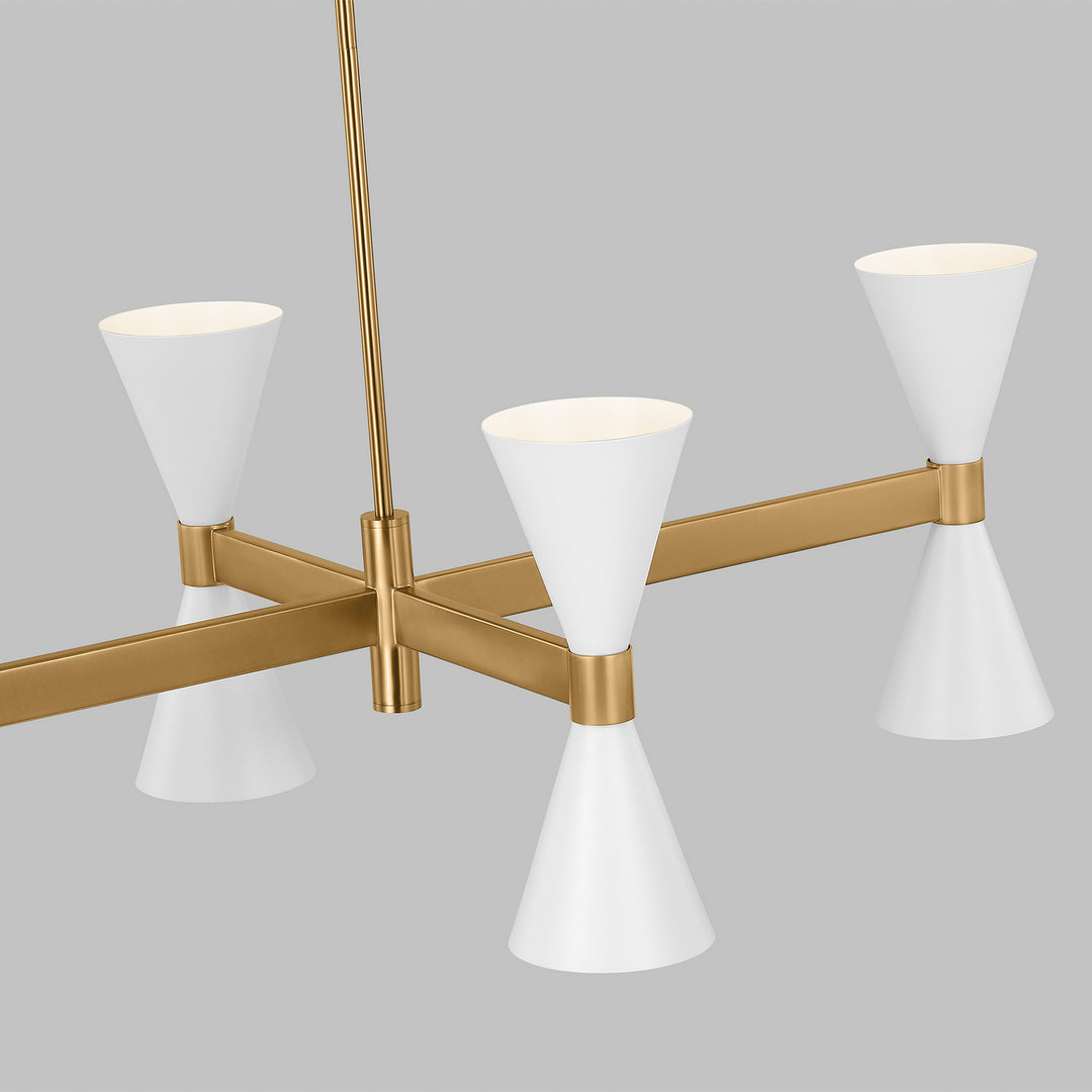 Visual Comfort Studio Eight Light Chandelier