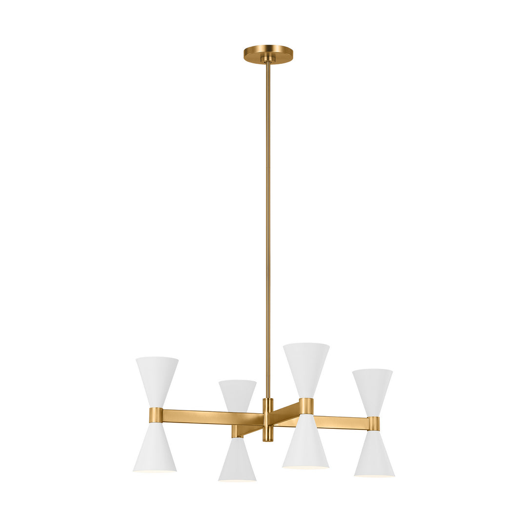 Visual Comfort Studio Eight Light Chandelier