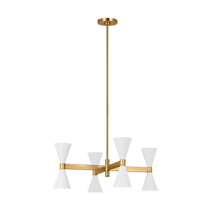 Visual Comfort Studio Eight Light Chandelier