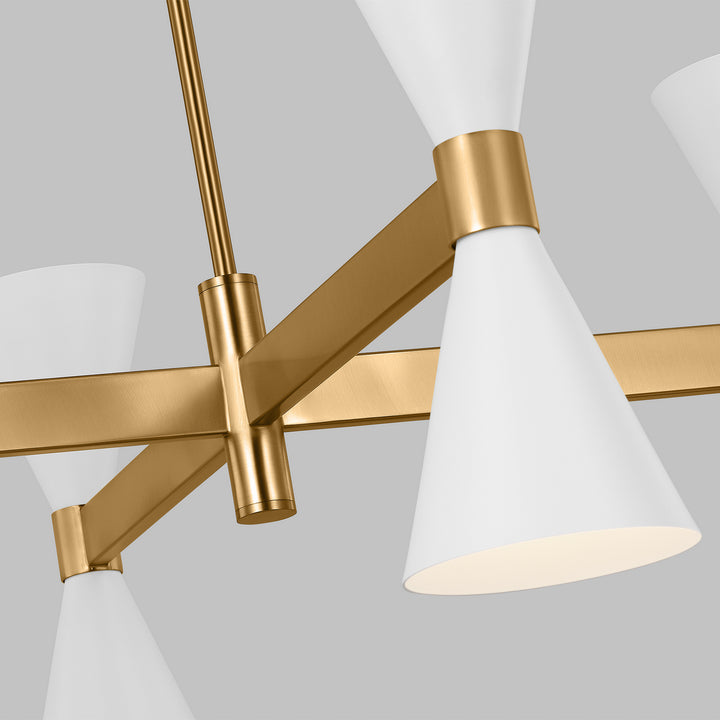 Visual Comfort Studio Eight Light Chandelier