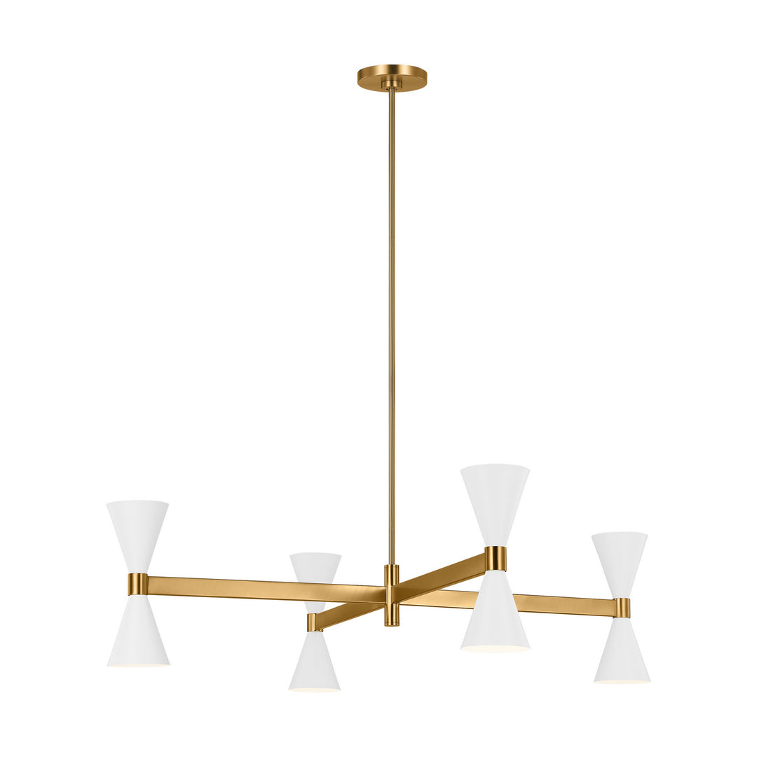 Visual Comfort Studio Eight Light Chandelier