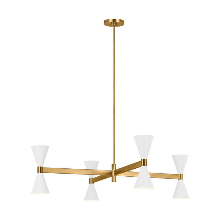 Visual Comfort Studio Eight Light Chandelier