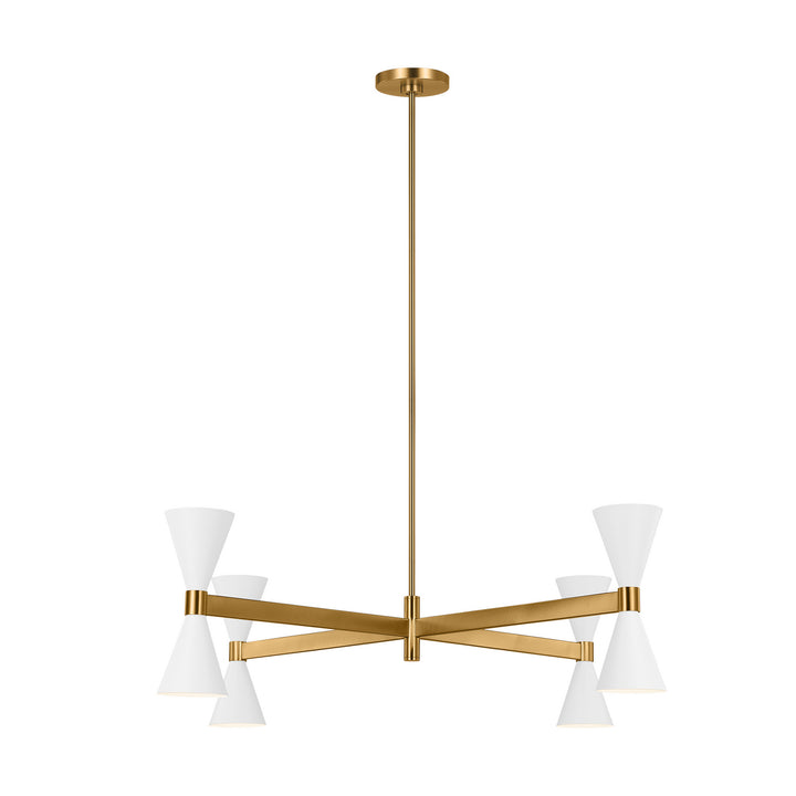 Visual Comfort Studio Eight Light Chandelier