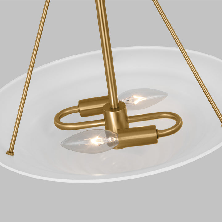 Visual Comfort Studio Two Light Pendant