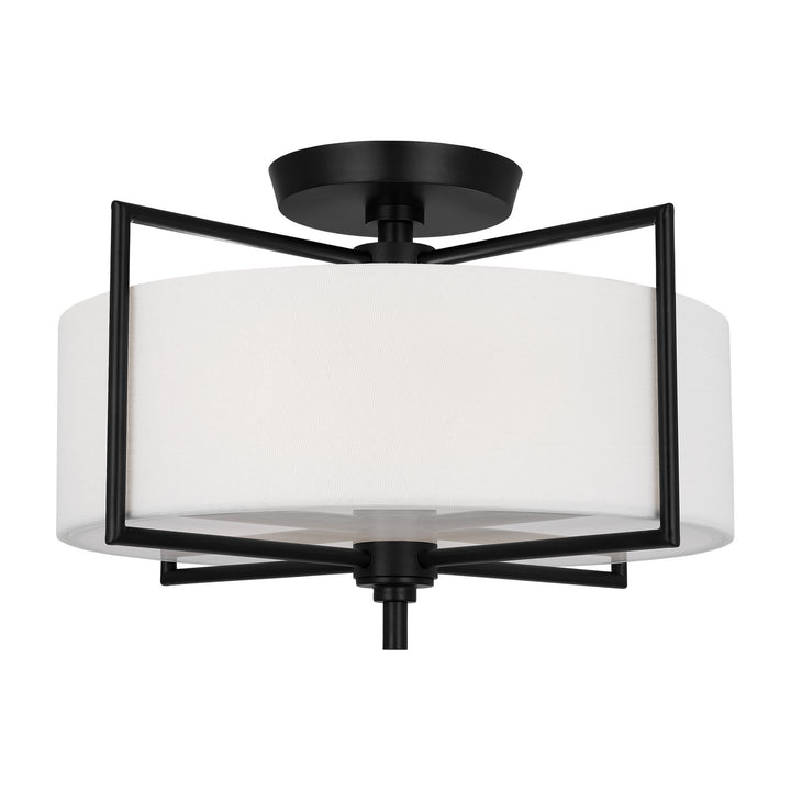 Visual Comfort Studio Two Light Semi-Flush Mount