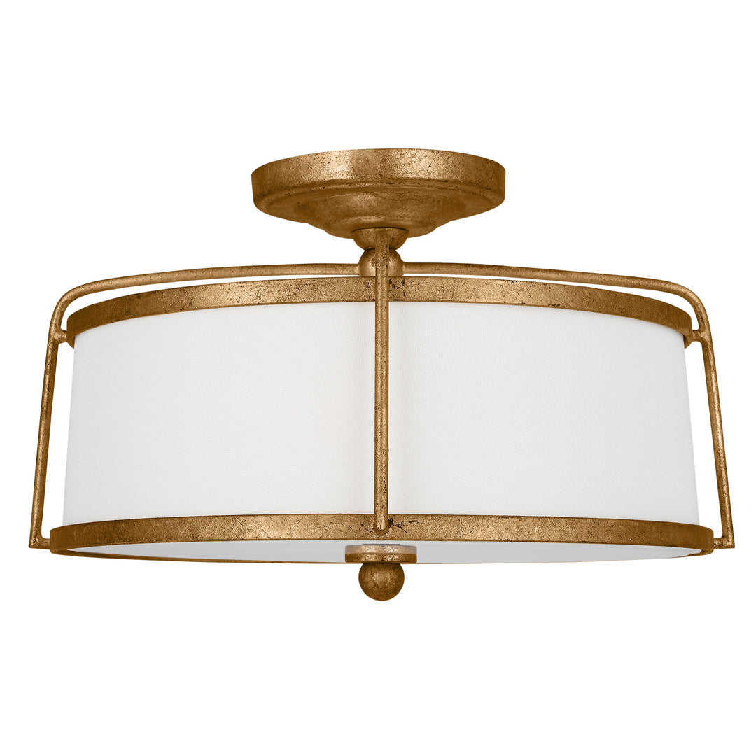 Visual Comfort Studio Two Light Semi-Flush Mount