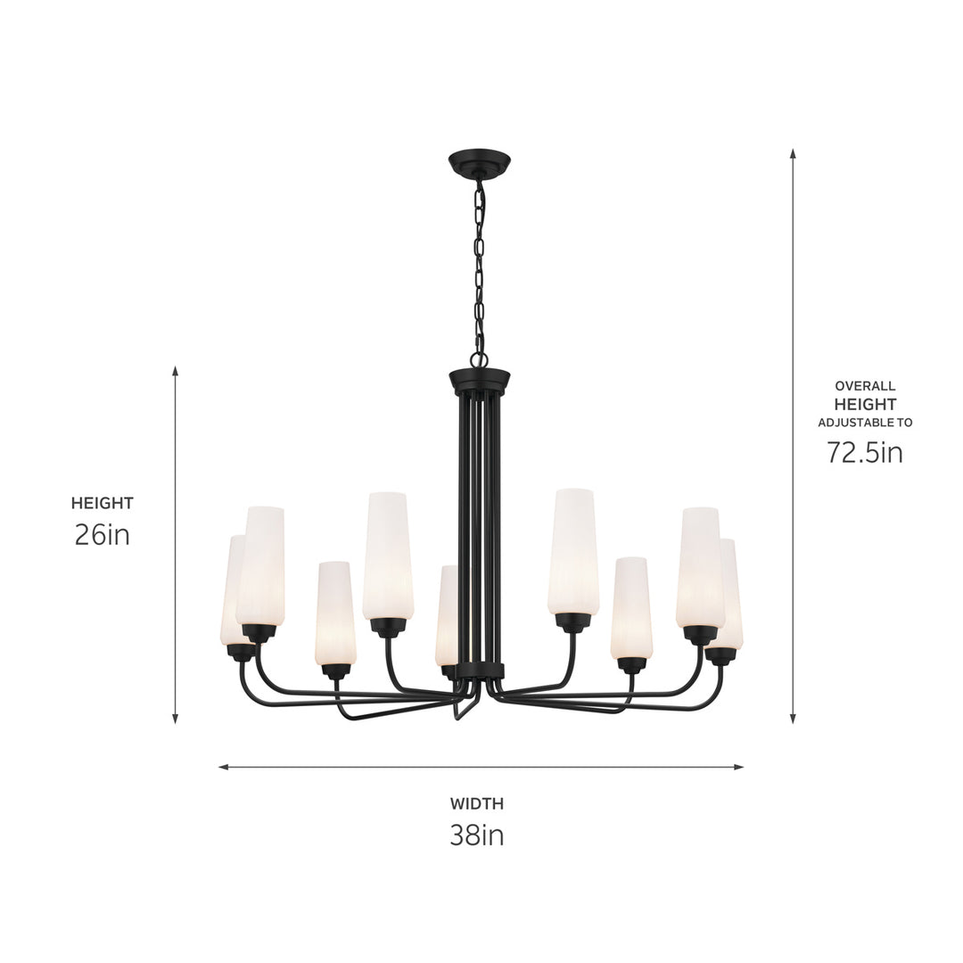 Kichler Nine Light Chandelier