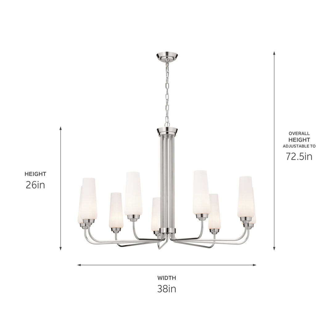 Kichler Nine Light Chandelier