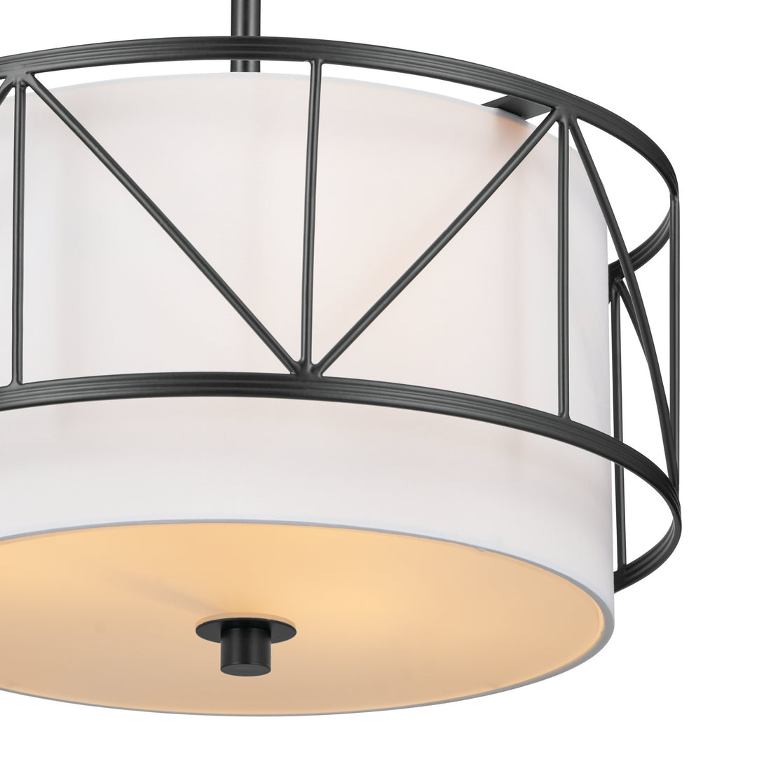 Kichler Three Light Pendant/Semi Flush