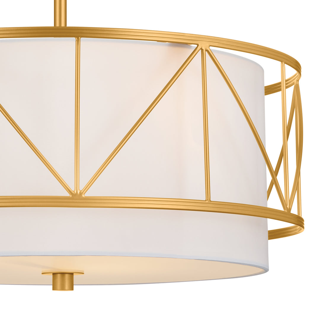 Kichler Three Light Pendant/Semi Flush