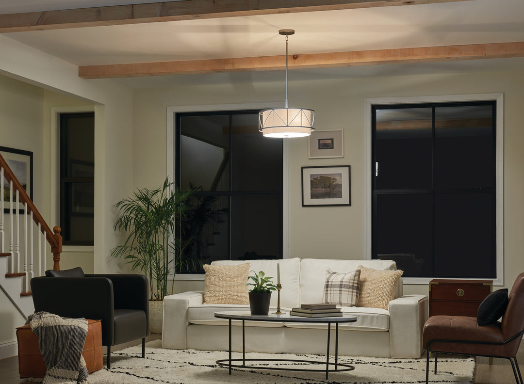 Kichler Three Light Pendant/Semi Flush