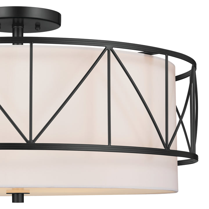 Kichler Four Light Semi Flush Mount