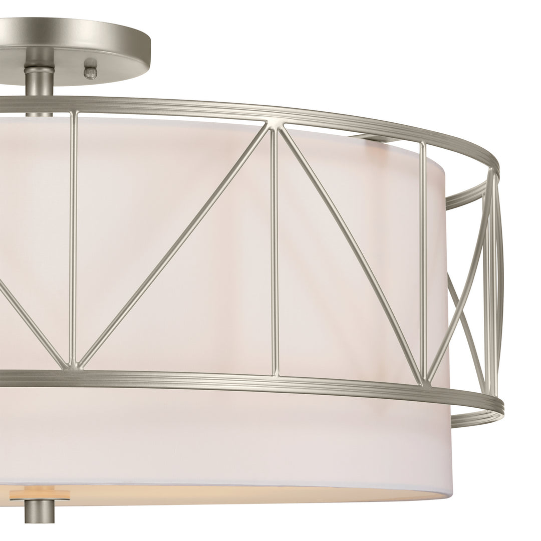 Kichler Four Light Semi Flush Mount