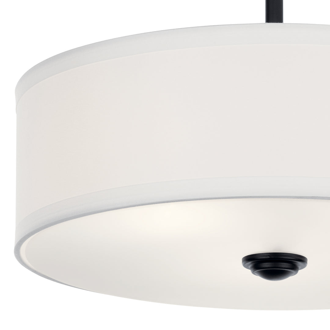 Kichler Three Light Semi Flush Mount