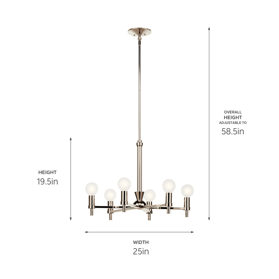 Kichler Six Light Chandelier